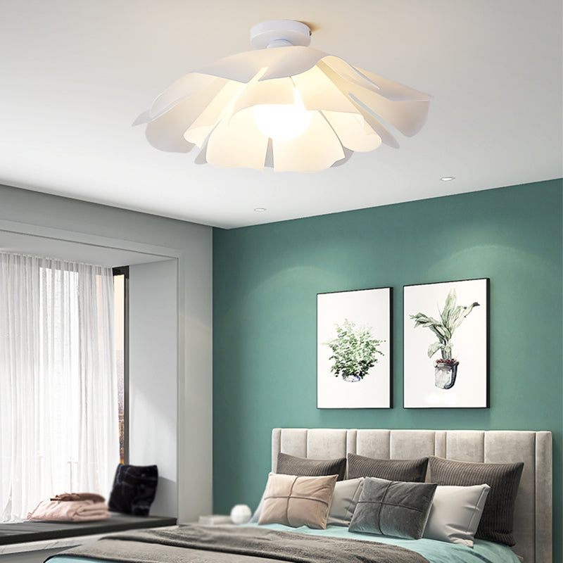 Modernism Acrylic Ceiling Light White Flush Mount Lighting for Foyer