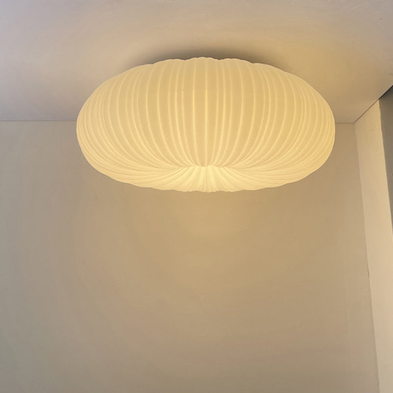 Single Contemporary White Flush Mount Lighting Acrylic LED Ceiling Light for Foyer