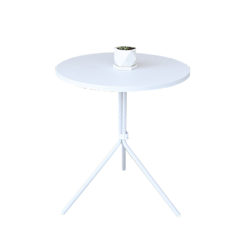 Contemporary Metal Dining Table Outdoor Table with Tripod Base