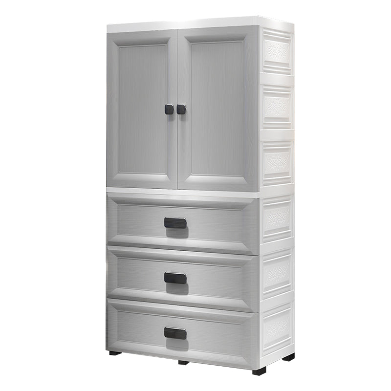 Modern Style Kid's Wardrobe Plastic Wardrobe Closet for Bedroom