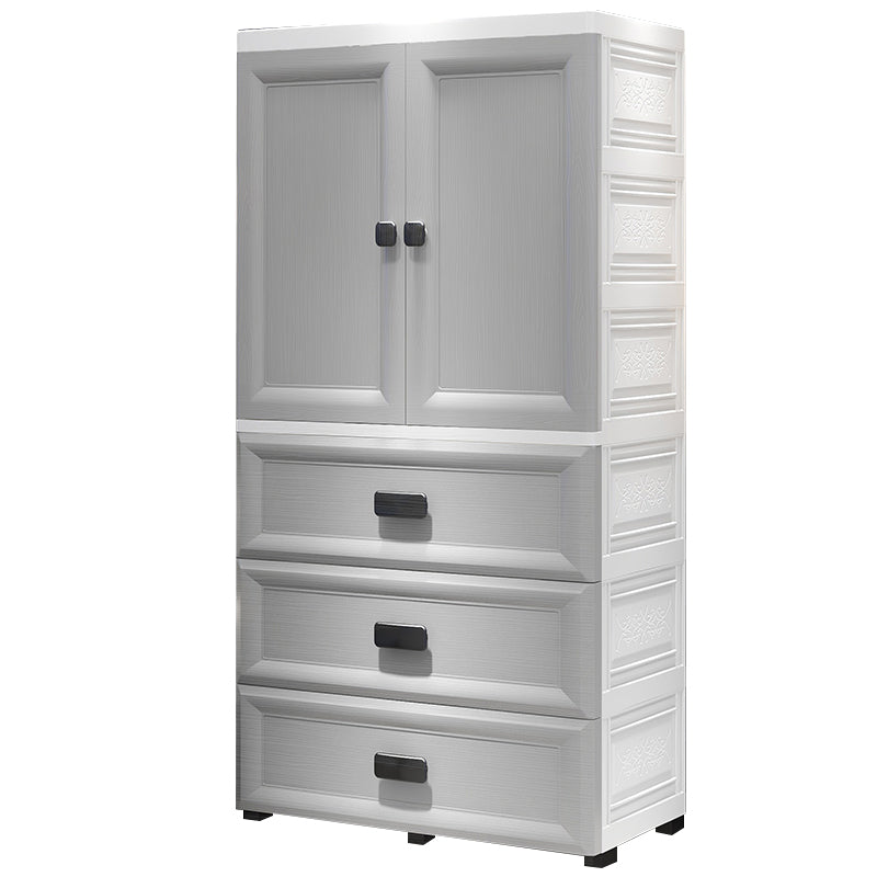 Modern Style Kid's Wardrobe Plastic Wardrobe Closet for Bedroom