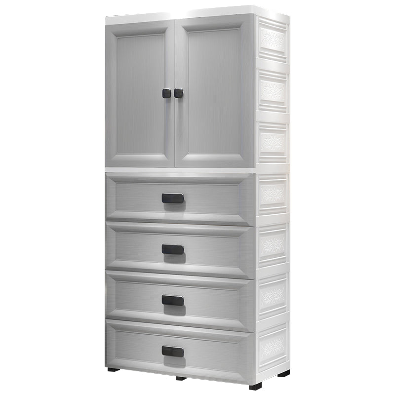 Modern Style Kid's Wardrobe Plastic Wardrobe Closet for Bedroom