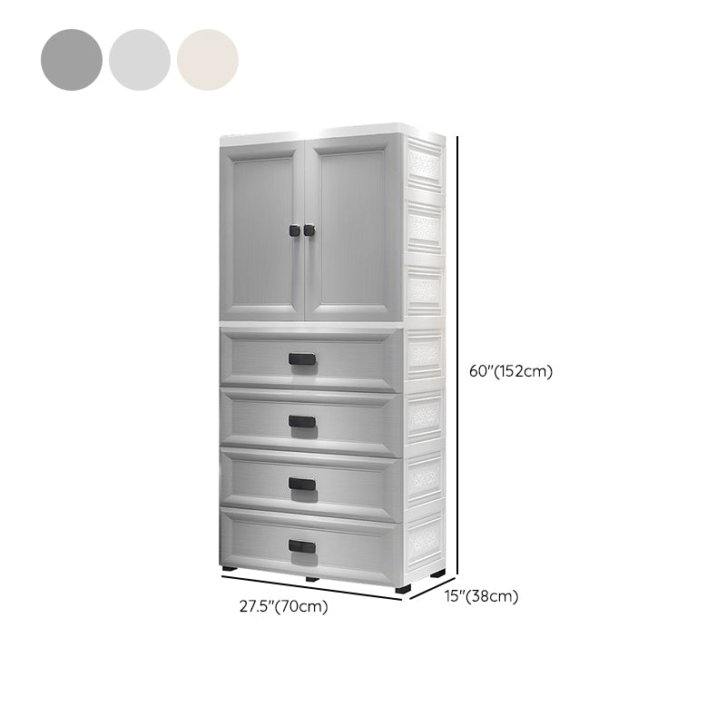 Modern Style Kid's Wardrobe Plastic Wardrobe Closet for Bedroom