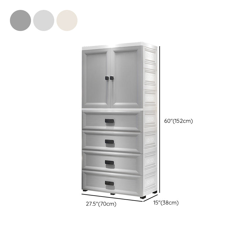 Modern Style Kid's Wardrobe Plastic Wardrobe Closet for Bedroom