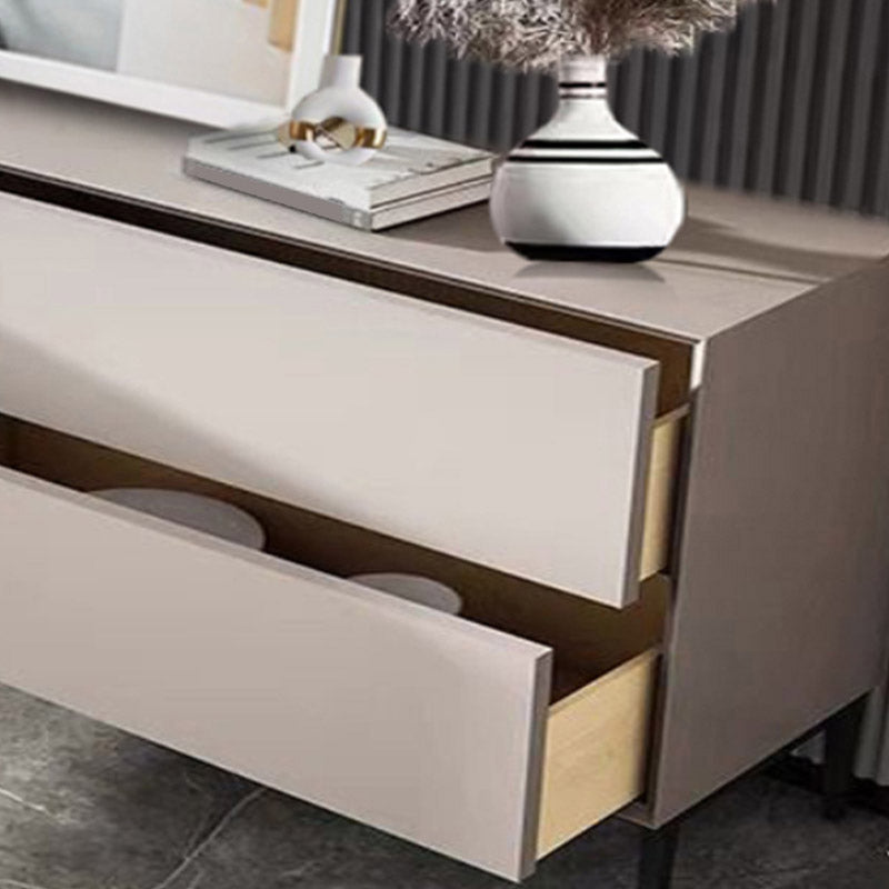 Glam Style Credenza Wood Side Board with Cabinets and Drawers