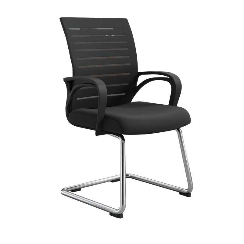 Fixed Arms Office Chair Modern No Distressing Ergonomic Desk Chair