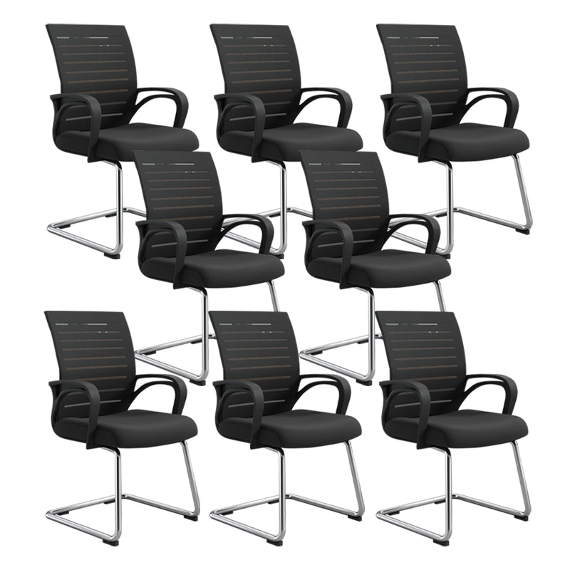 Fixed Arms Office Chair Modern No Distressing Ergonomic Desk Chair