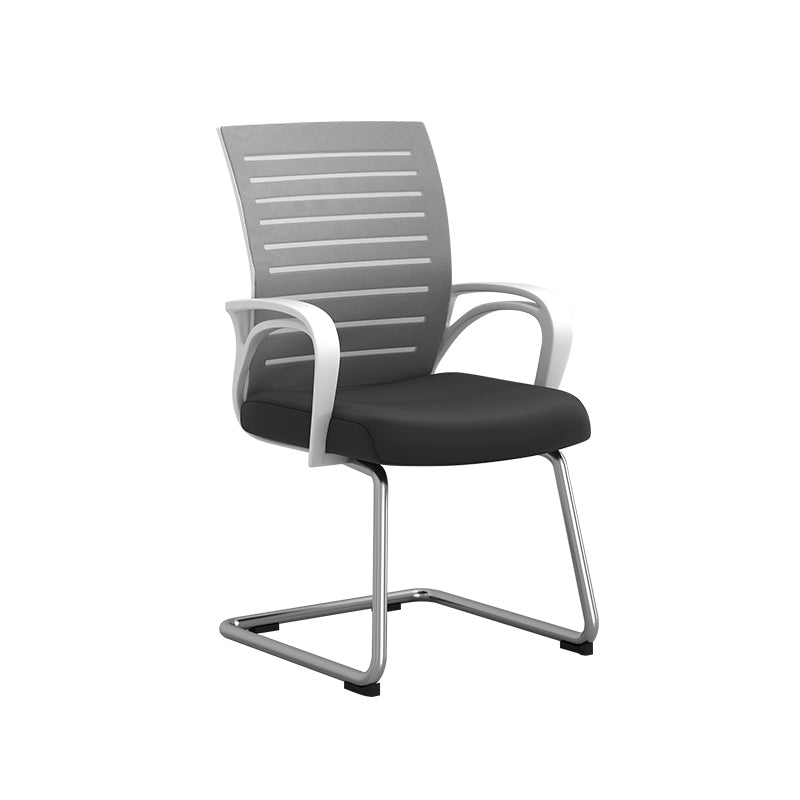 Fixed Arms Office Chair Modern No Distressing Ergonomic Desk Chair