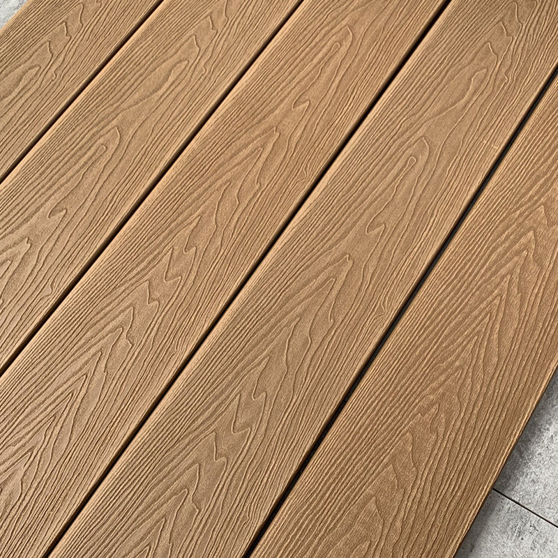 Outdoor Floor Patio Wooden Stripe Composite Waterproof Deck Plank