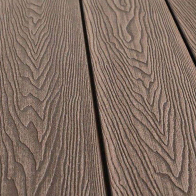 Outdoor Floor Patio Wooden Stripe Composite Waterproof Deck Plank