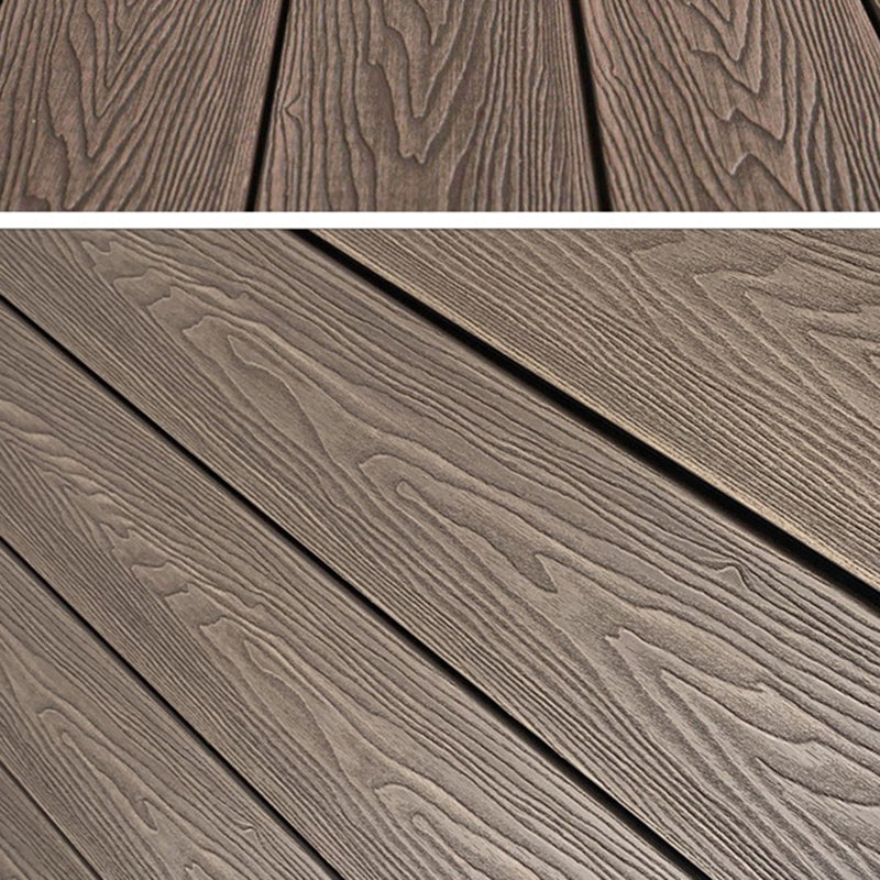 Outdoor Floor Patio Wooden Stripe Composite Waterproof Deck Plank