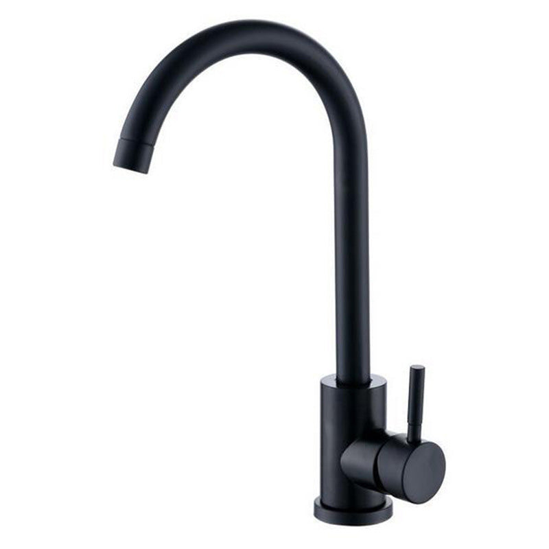 Modern Spray Kitchen Faucet Stainless Steel Swivel Spout Kitchen Sink Faucet