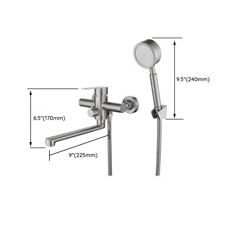 Contemporary Bridge-Style Kitchen Faucet Low Profile with Side Spray