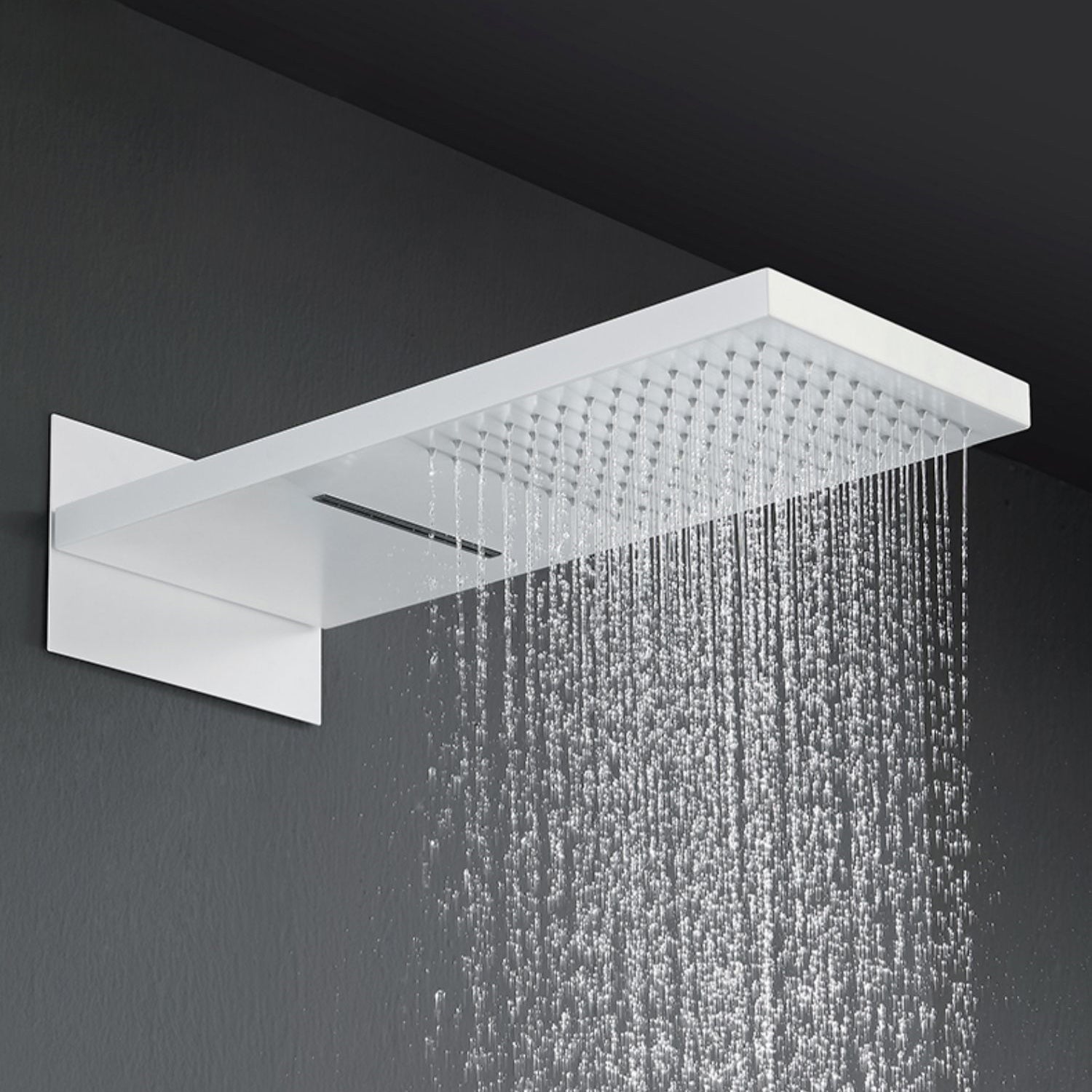 Brass Contemporary Shower Head Combo Modern Shower System for Bathroom