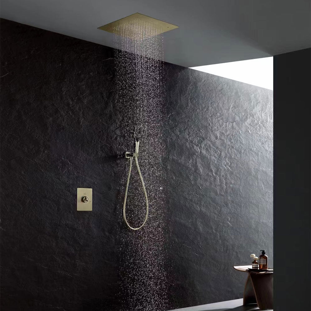 Modern simplicity Shower System with Hand Shower Adjustable Spray Pattern Shower Set