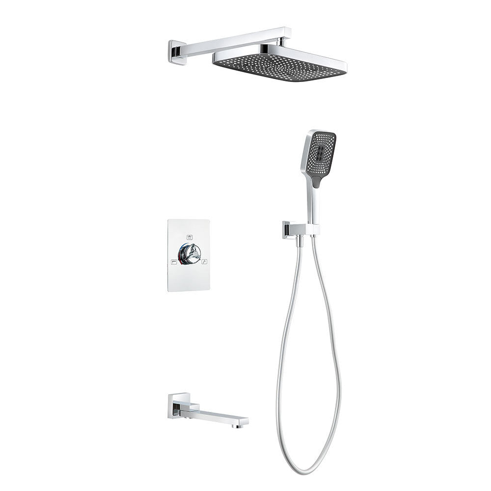 Modern simplicity Shower System with Hand Shower Adjustable Spray Pattern Shower Set