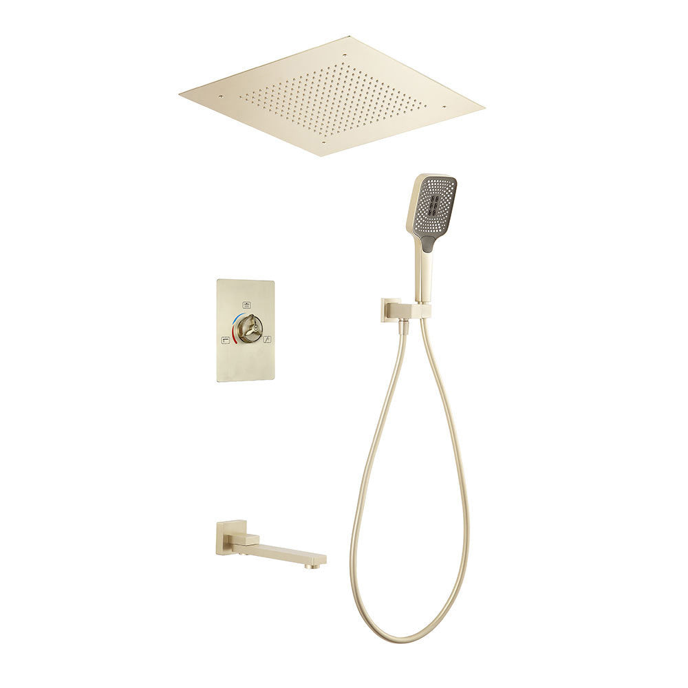 Modern simplicity Shower System with Hand Shower Adjustable Spray Pattern Shower Set