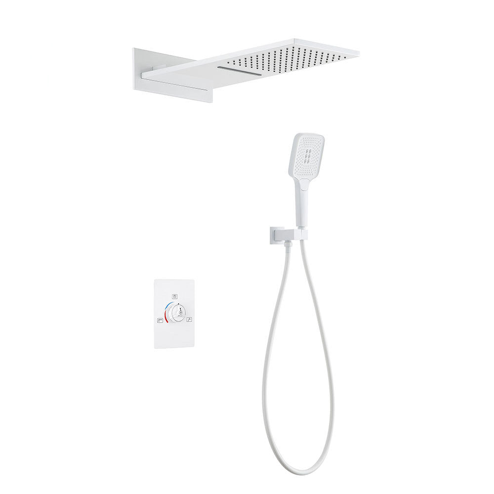 Modern simplicity Shower System with Hand Shower Adjustable Spray Pattern Shower Set