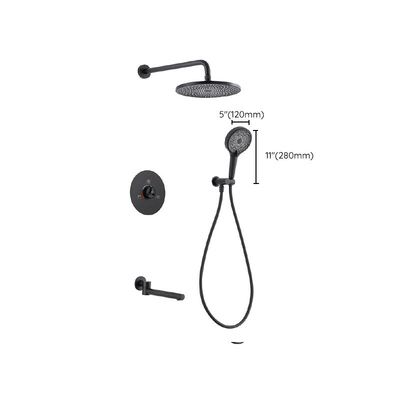 Modern simplicity Shower System with Hand Shower Adjustable Spray Pattern Shower Set