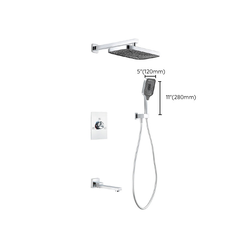 Modern simplicity Shower System with Hand Shower Adjustable Spray Pattern Shower Set