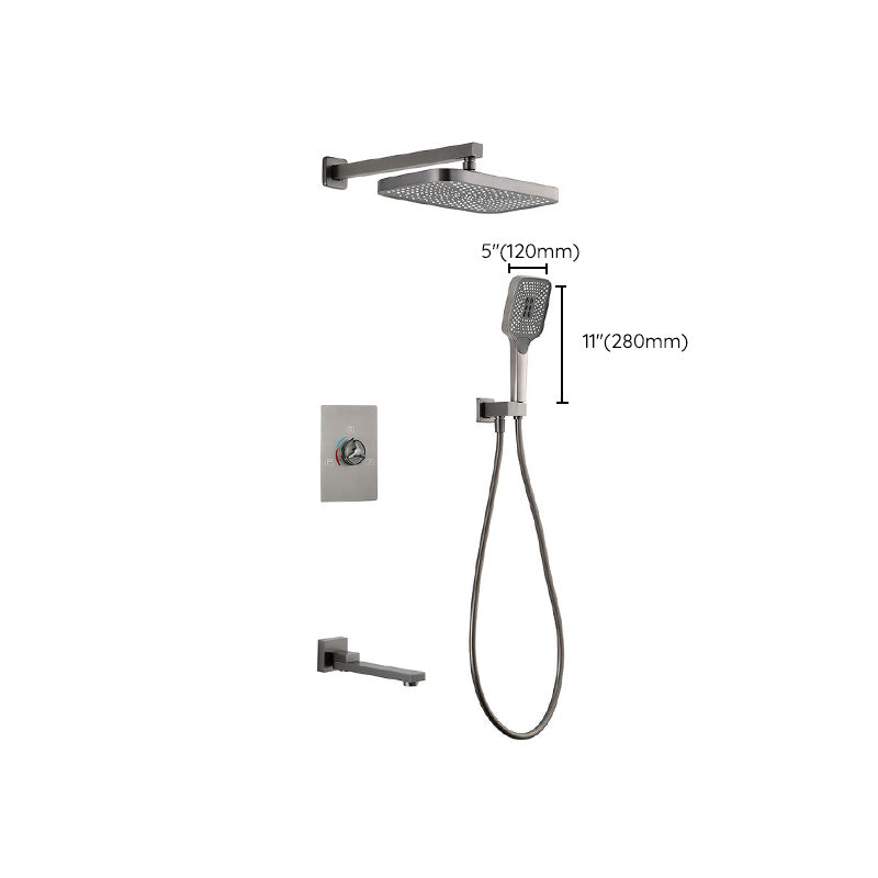 Modern simplicity Shower System with Hand Shower Adjustable Spray Pattern Shower Set