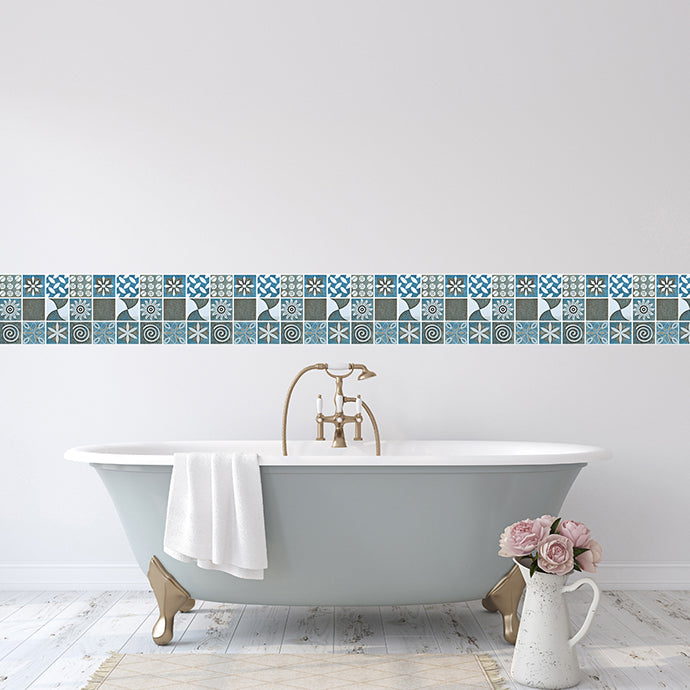 Modern Backsplash Tile Smooth Peel and Stick Wall Tile for Bathroom