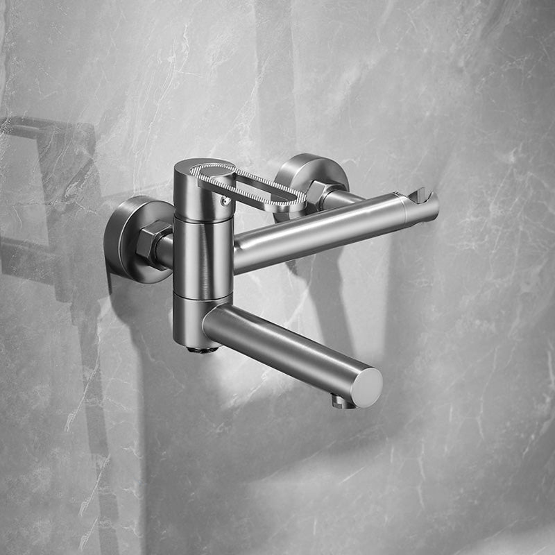 Fixed Metal Wall Mounted Contemporary Lever Handle Wall Mount