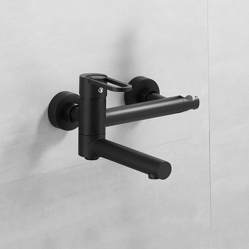 Fixed Metal Wall Mounted Contemporary Lever Handle Wall Mount