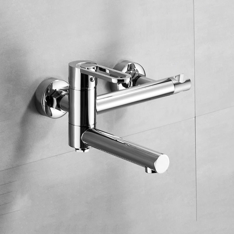 Fixed Metal Wall Mounted Contemporary Lever Handle Wall Mount