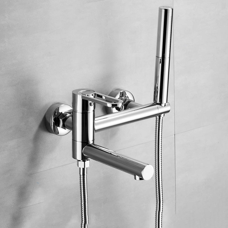 Fixed Metal Wall Mounted Contemporary Lever Handle Wall Mount