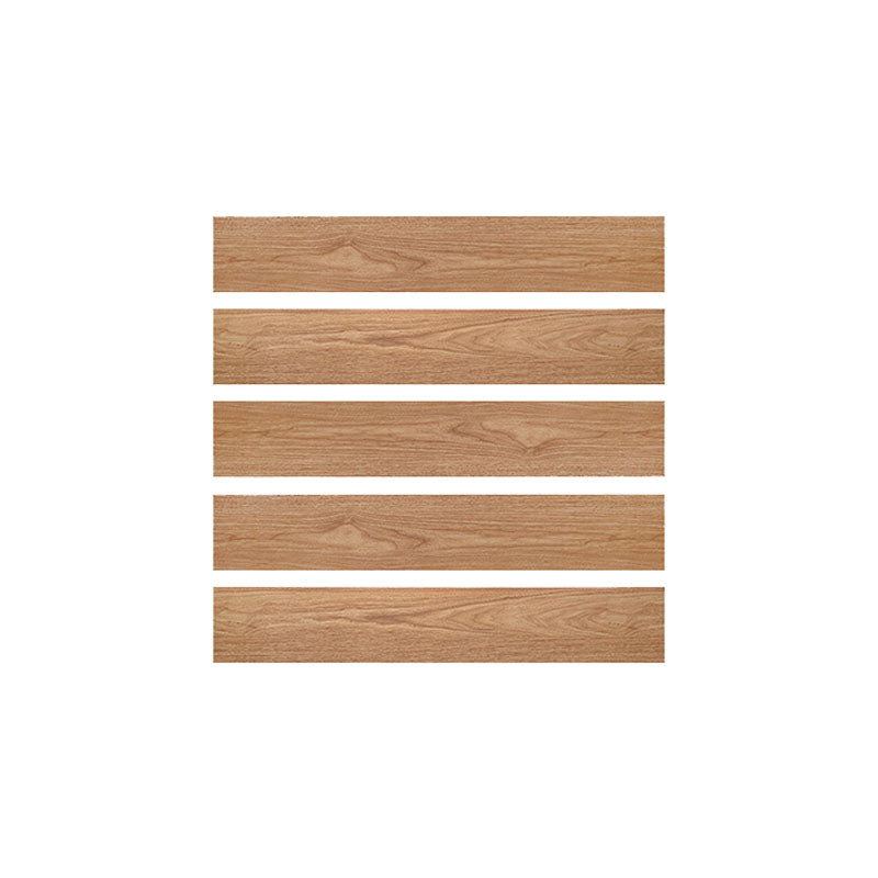 Rectangle Floor Tile Straight Edge Wood Effect Design Floor Tile