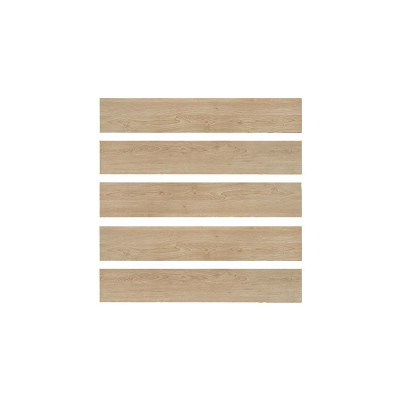 Rectangle Floor Tile Straight Edge Wood Effect Design Floor Tile