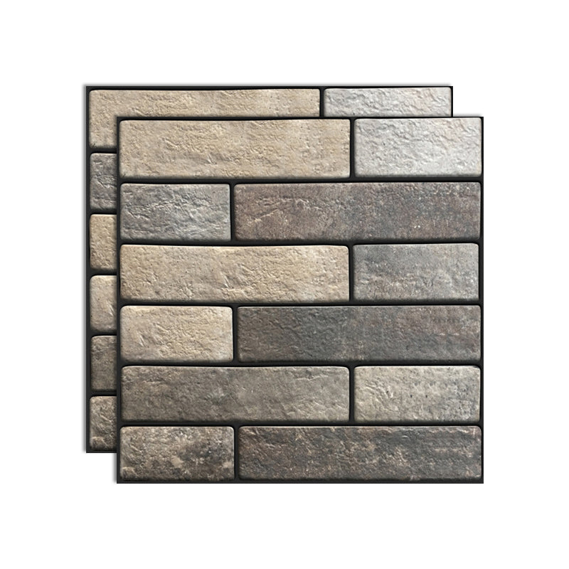 PVC Peel/Stick Backsplash Tile 3D Peel and Stick Wall Tile with Mildew Resistant