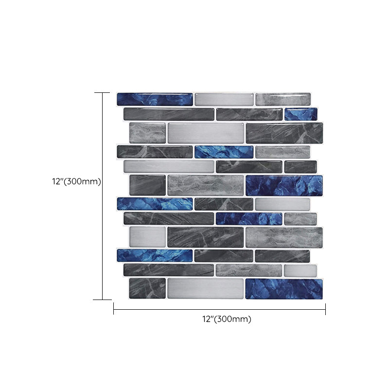 Modern Peel and Stick Backsplash PVC Hexagonal Peel and Stick Tile