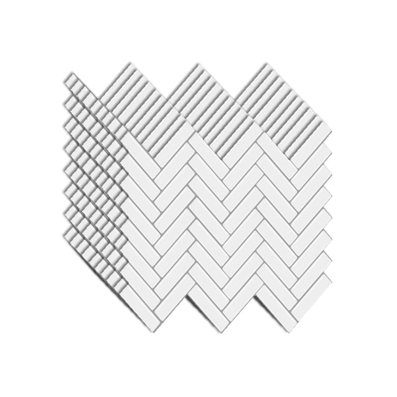 Modern Peel and Stick Tiles PVC Herringbone Peel and Stick Backsplash Wall Tile