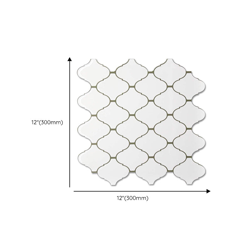 Modern Peel and Stick Tiles PVC Herringbone Peel and Stick Backsplash Wall Tile