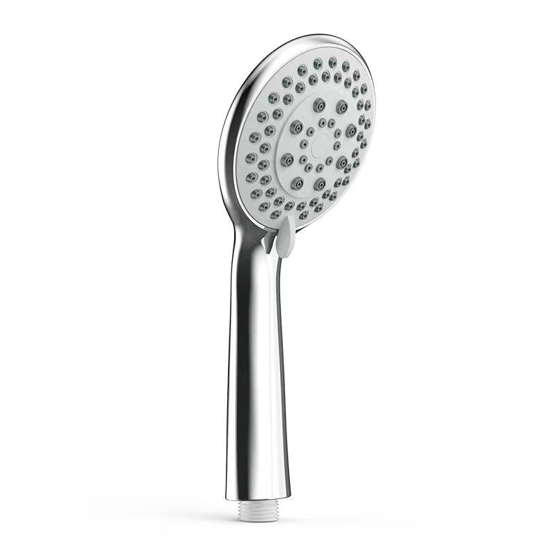 Basic Handheld Shower Head Round Standard Shower Heads in Silver