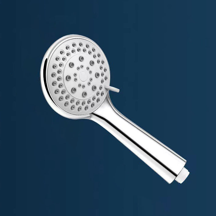 Basic Handheld Shower Head Round Standard Shower Heads in Silver