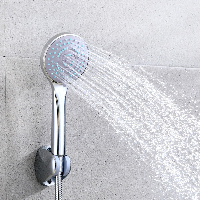 Metal Chrome Hand Shower Modern Rain Fall Handheld Shower Head