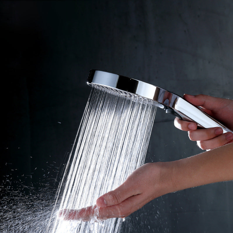 Round Shower Head Combo Modern Rain Fall Handheld Shower Head