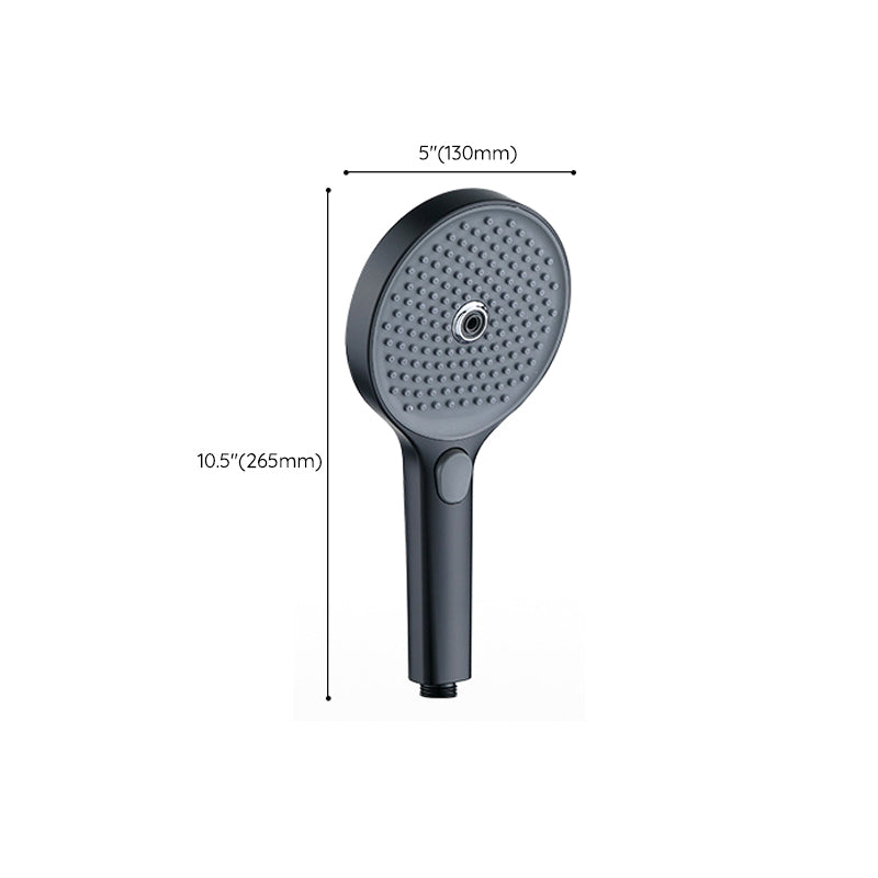 Round Shower Head Combo Modern Rain Fall Handheld Shower Head