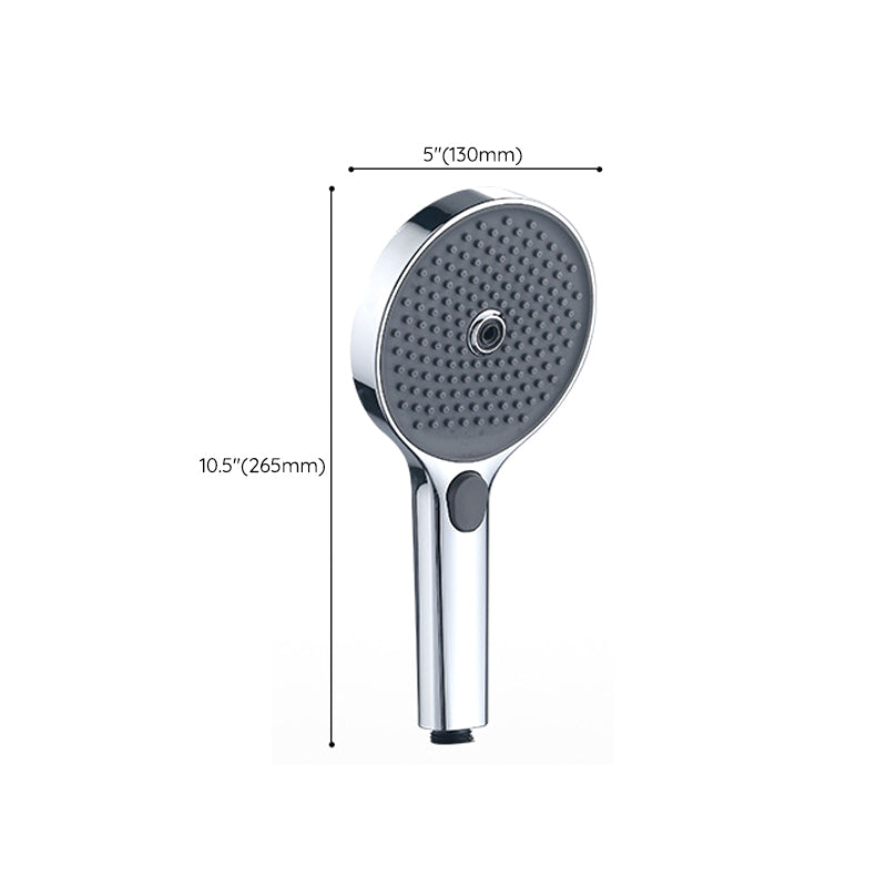 Round Shower Head Combo Modern Rain Fall Handheld Shower Head