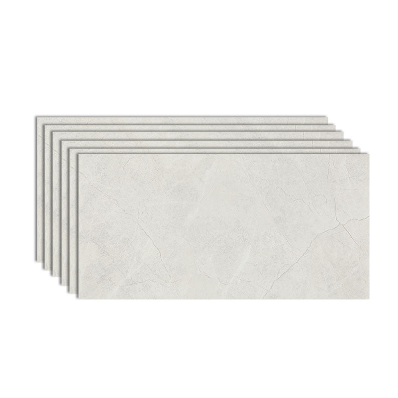 Rectangle Floor Tile Straight Edge Marble Texture Effect Design Floor Tile