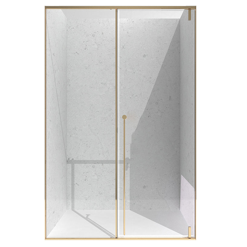 Semi Frameless Tempered Glass Shower Door Pivot Shower Doors