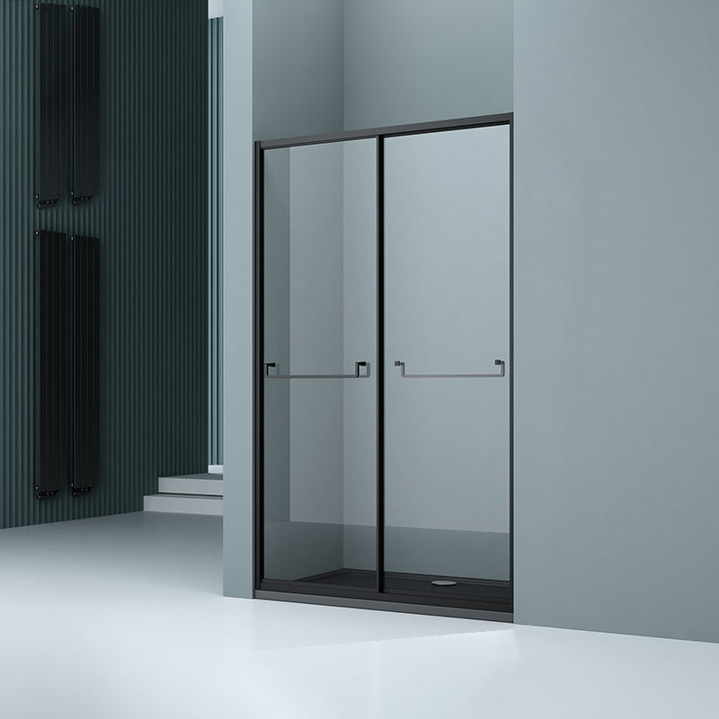 Full Frame Double Sliding Shower Door Tempered Glass Shower Door