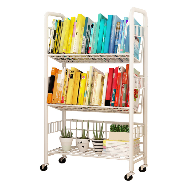 Scandinavian Metal Book Shelf Freestanding Standard Kids Bookcas