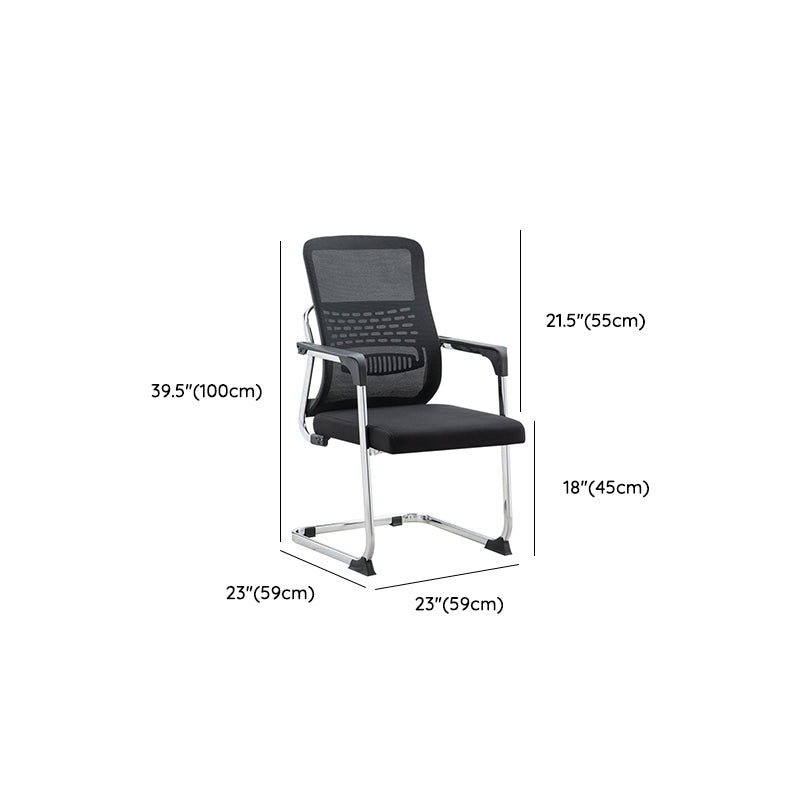 Modern No Wheels Office Chair No Distressing Ergonomic Desk Chair