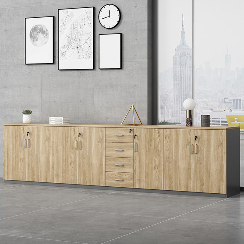 Contemporary Lateral Filing Cabinet Engineered Wood File Cabinet    with Storage