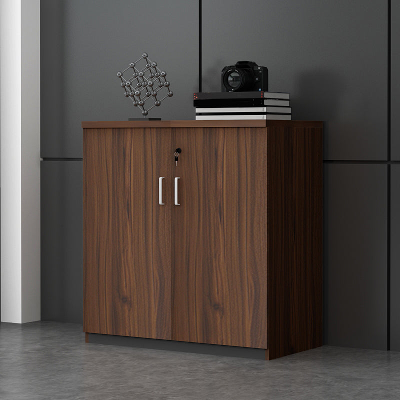 Engineered Wood Contemporary File Cabinet Lateral Cabinet with Storage