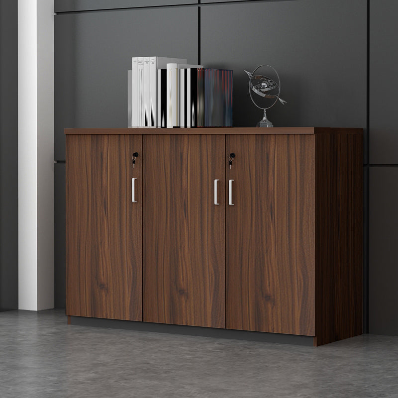 Engineered Wood Contemporary File Cabinet Lateral Cabinet with Storage